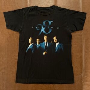 98 Degrees Band Shirt - 2013 Tour Dates - Size Small